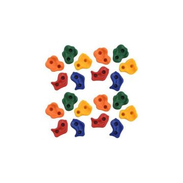 Pietre de catarat pentru spatii de joaca 20 bucati multicolore