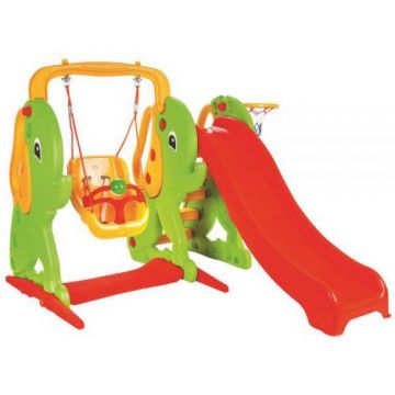 Centru de joaca Pilsan Elephant Slide and Swing Set