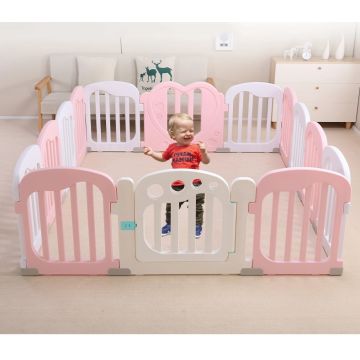 Gardulet loc de joaca Nichiduta Ice Cream PinkBlue utilizare interiorexterior, modular, margini rotunjite, 152 x 228 x 65 cm