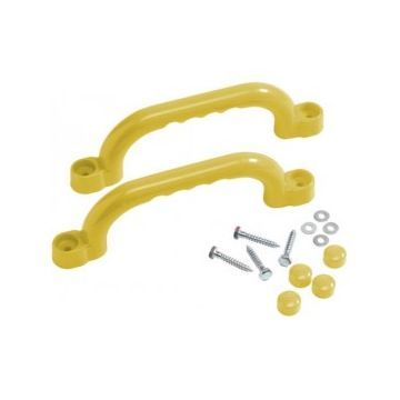 Manere din plastic 25 cm - Galbene