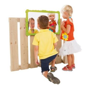 Oglinda pentru spatiile de joaca, Haha, verde lime, KBT 512.010.005.001