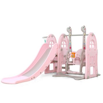 Spatiu de joaca 3 in 1 Nichiduta Garden Happy Kid Pink