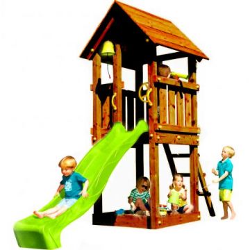 Spatiu de joaca din lemn Kiosk BlueRabbit 2.0