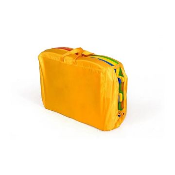 Tarc de joaca pentru copii modular Colorful Nest 130 x 85 x 60 cm 10 piese multicolor