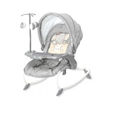 Fotoliu balansoar Lorelli, Dream Time, Light Grey Elephant New