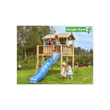 JUNGLE GYM PLAYHOUSE XL CU CASUTA DIN COPAC