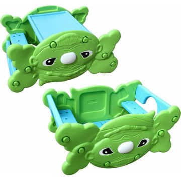 Masuta cu bancuta, transformabila in balansoar Happy Clown Verde