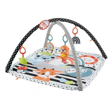 Saltea de activitati pentru bebelusi 3 in 1, Fisher Price, Glow and Grow Gym, HBP41