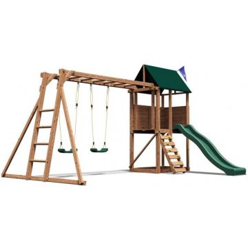 Spatiu de joaca din lemn SquirrelFort, 4.1m x 3.25 m x 2.51 m, Dunster House Spatiu de joaca din lemn SquirrelFort, 4.1m x 3.25 m x 2.51 m, Dunster House