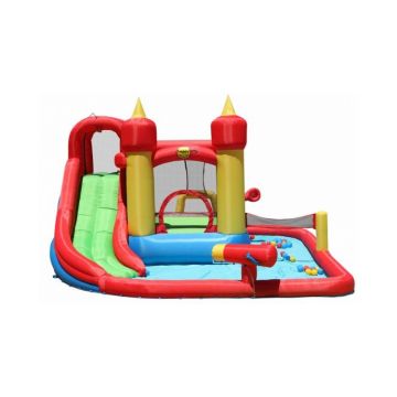 Spatiu de joaca gonflabil cu tobogan Splash Funland 9016 Happy Hop