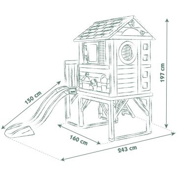 Casuta pentru copii Smoby Life pe piloni