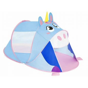 Cort de plaja, Bestway, Unicorn, Cu 2 ferestre din plasa, 182x96x81 cm, 2 ani+, Multicolor