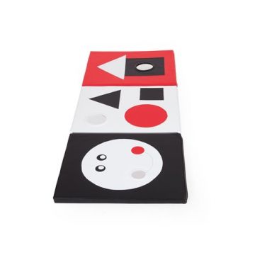 Saltea pliabila din spuma Shapes, 70x180x4 cm cu certificat Oeko-Tex, cresa si gradinita