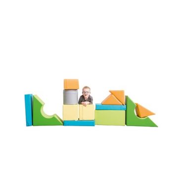 Set 14 blocuri din spuma cu huse detasabile M, cu certificat Oeko-Tex, cresa si gradinita