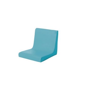 Sezut albastru din spuma, 37x38x34 cm, pentru canapele si scaune din colectia Frank, gradinita, cresa