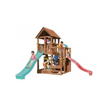 Spatiu de joaca din lemn Penthouse BlueRabbit 2.0